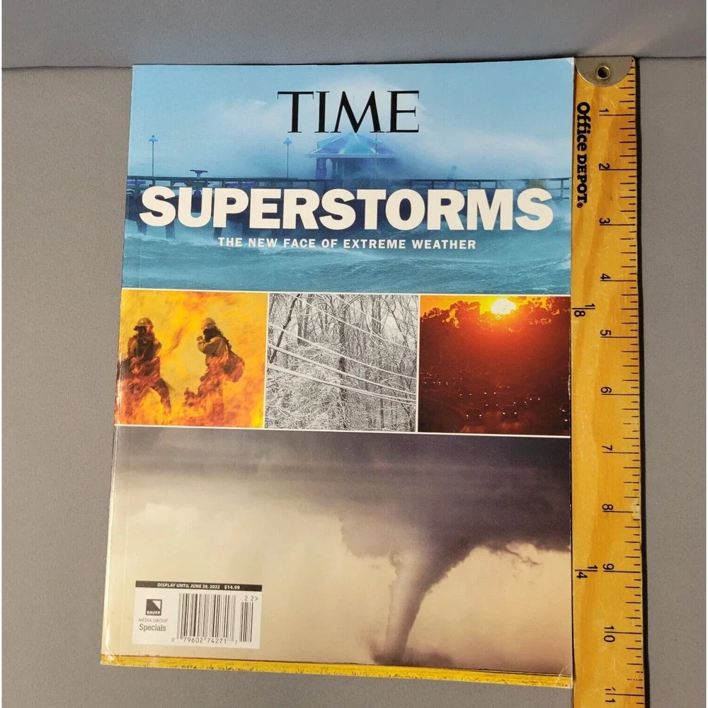 Time‎ Superstorms Magazine June 2022 The New Face Of Extreme Weather Paperback
